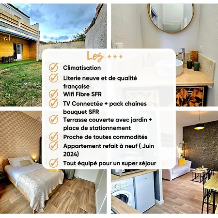 Elegant T2 Au Calme Avec Terrasse Et Climatisation * Angouleme